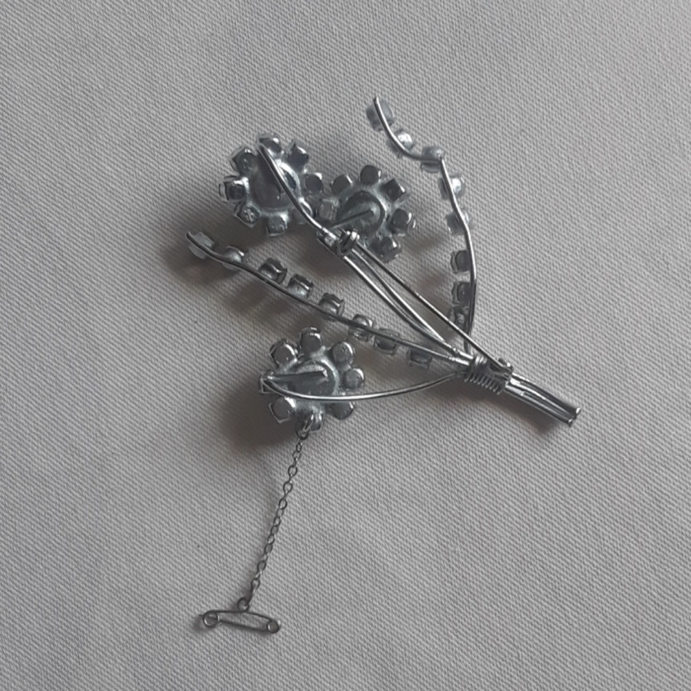 Vintage Rhinestone Brooch - Picture 3 of 5